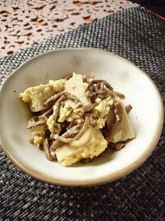 ぜんまいの卵とじ-レシピのメイン写真