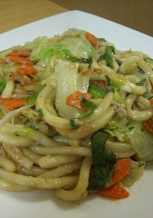 サラダうどん　焼き-レシピのメイン写真