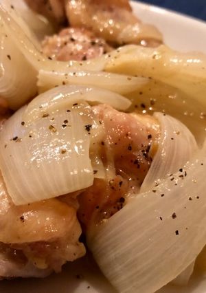 新たまねぎと手羽元の白ワイン煮-レシピのメイン写真