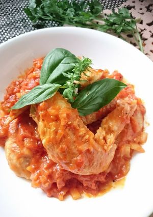鶏手羽先のトマト煮-レシピのメイン写真