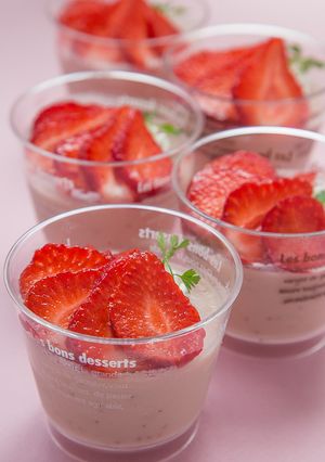 簡単！いちごのババロア-レシピのメイン写真