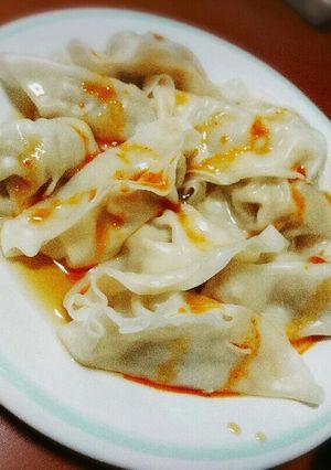 簡単&シンプル☆水餃子のピリ辛ラー油がけ-レシピのメイン写真