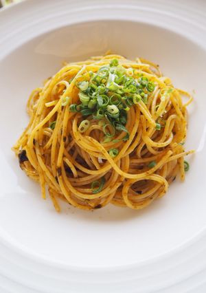 かき醤油のり佃煮の和風パスタ-レシピのメイン写真