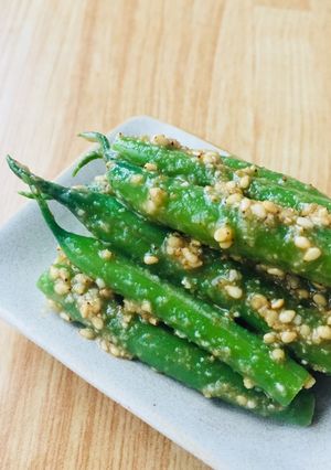 お弁当に!いんげんの胡麻和え-レシピのメイン写真