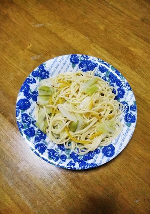 梨湖の付け合わせさっぱりパスタ-レシピのメイン写真