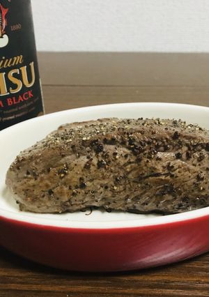 レシピ投稿数100記念ステーキ-レシピのメイン写真