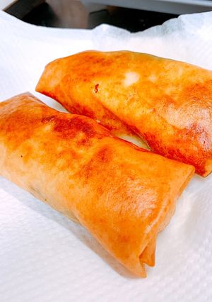 チーズたっぷり！しそチーズ春巻き-レシピのメイン写真