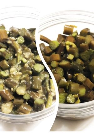 わらびの酢味噌和え・ワサビ醤油和え-レシピのメイン写真