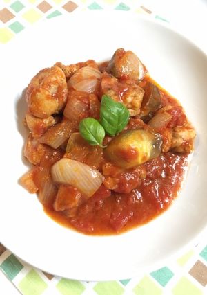 チキントマト煮込み-レシピのメイン写真