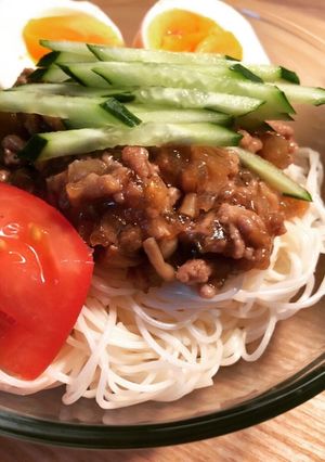 そうめんでお子様ジャージャー麺-レシピのメイン写真