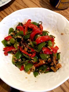 ピーマンとツナの塩昆布炒め-レシピのメイン写真