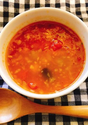 お豆のカレートマトスープ♡-レシピのメイン写真