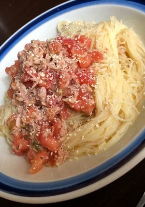 冷製パスタ-レシピのメイン写真
