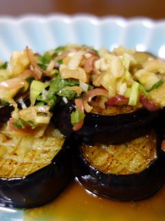 揚げ茄子の香味野菜たれ-レシピのメイン写真