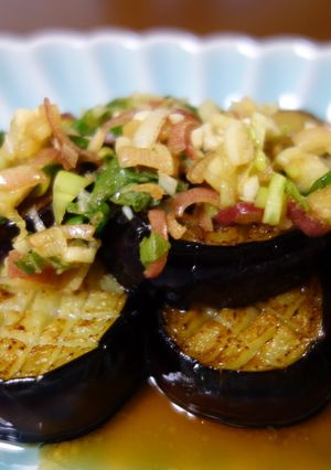 揚げ茄子の香味野菜たれ-レシピのメイン写真
