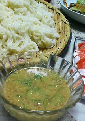 冷麦・そうめんのゴマのおつゆ-レシピのメイン写真