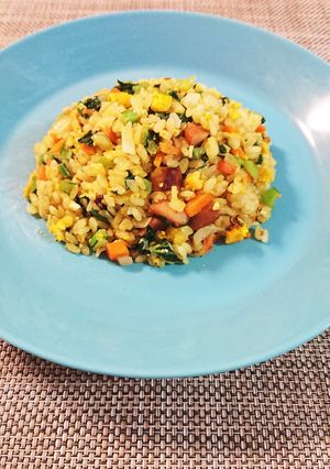 子供に人気☆小松菜カレーチャーハン-レシピのメイン写真