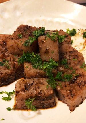海苔佃煮消費・こんにゃく ステーキ-レシピのメイン写真