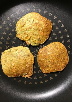 完了期〜幼児食 つかみ食べお好み焼き-レシピのメイン写真