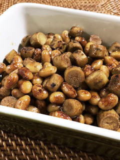 ごぼうと大豆のバルサミコ酢炒め-レシピのメイン写真