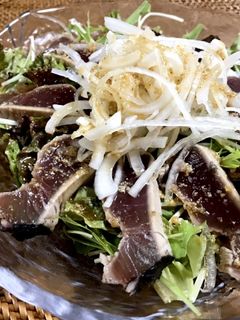 鰹のタタキのサラダ仕立て-レシピのメイン写真