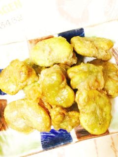 そら豆の天麩羅の煮びたし-レシピのメイン写真