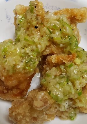 ネギ塩だれ★唐揚げサラダ冷奴焼肉などに-レシピのメイン写真