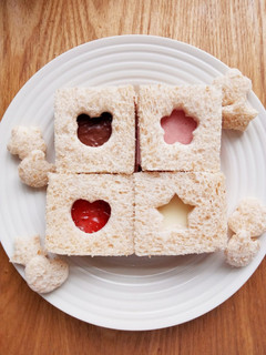 簡単でかわいいサンドイッチ(お弁当)-レシピのメイン写真