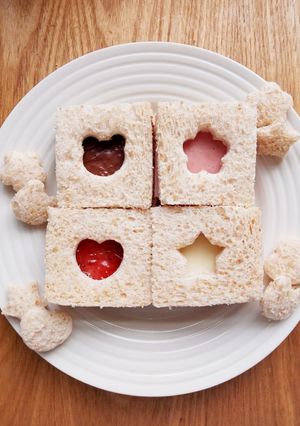 簡単でかわいいサンドイッチ(お弁当)-レシピのメイン写真