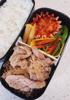 肉好き男子お弁当56-レシピのメイン写真