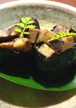 紅茶豚の軍艦巻き-レシピのメイン写真