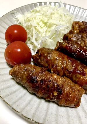 牛肉の野菜巻き☆マヨネーズ入り-レシピのメイン写真