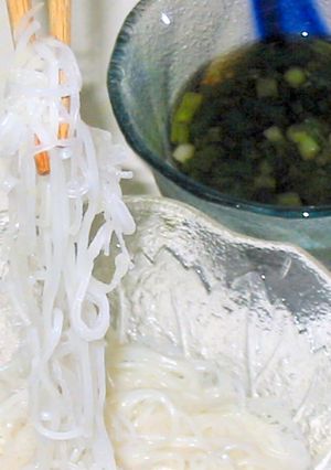 お刺身用大根deちょっとダイエット素麺♡-レシピのメイン写真