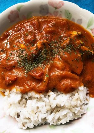 バターチキンカレー(バニラアイス使用)-レシピのメイン写真