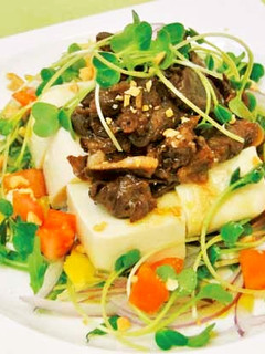 焼肉のせ豆腐サラダ【しずおか健幸惣菜】-レシピのメイン写真