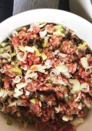 豚挽肉の葱醤油漬け-レシピのメイン写真