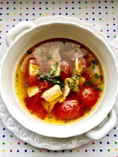 トマト・ベーコンの生姜コンソメスープ-レシピのメイン写真