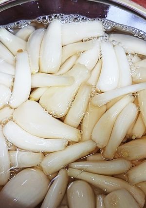 ラッキョウの甘酢漬け-レシピのメイン写真