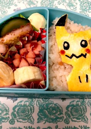 年少さんのポケモン弁当★ミミッキュ-レシピのメイン写真
