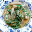 パンと一緒に♪水菜の簡単スープ