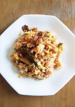 残り物ホイコーローの焼き飯-レシピのメイン写真