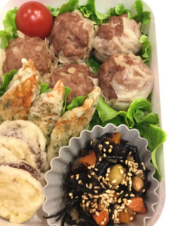 男子高生弁当☆肉シュウマイ♪-レシピのメイン写真