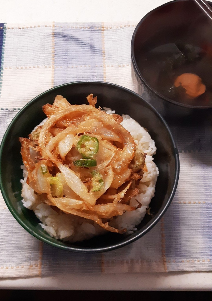 新玉ねぎのかき揚げ丼-レシピのメイン写真