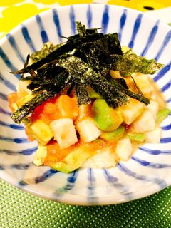 アボカド長芋明太子和え-レシピのメイン写真