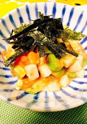 アボカド長芋明太子和え-レシピのメイン写真