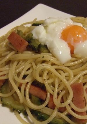 パスタdeごーやちゃんぷる～♪-レシピのメイン写真