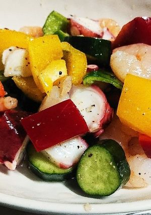 イタリアンレストラン風 海の幸サラダ♪-レシピのメイン写真