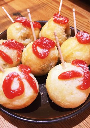 たこ焼きプレート チーズ ハットグ-レシピのメイン写真