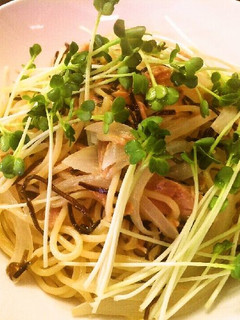いちいち茹でない ツナと塩こんぶパスタ-レシピのメイン写真
