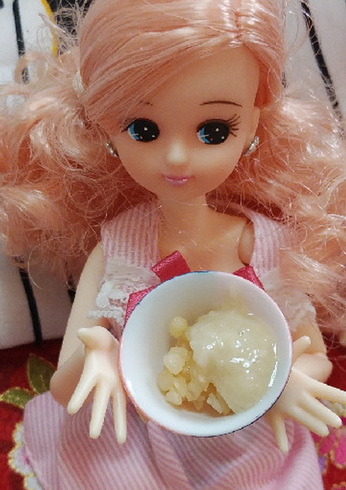 リカちゃんサイズ♡とろろ汁(静岡)ꕤ*.-レシピのメイン写真